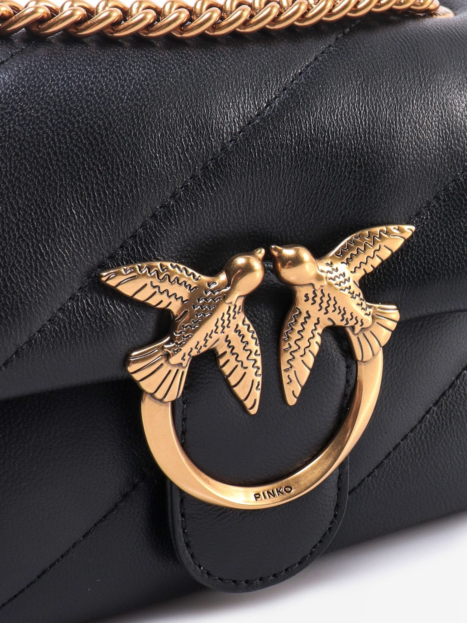 Love Puff Mini matelassé leather shoulder bag