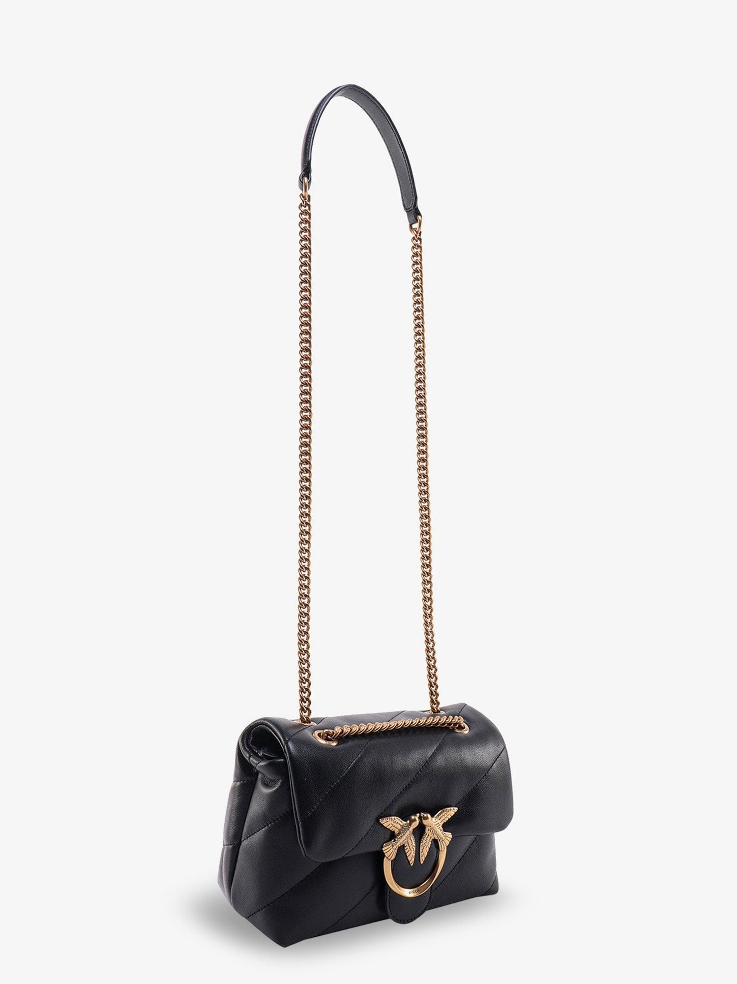 Love Puff Mini matelassé leather shoulder bag