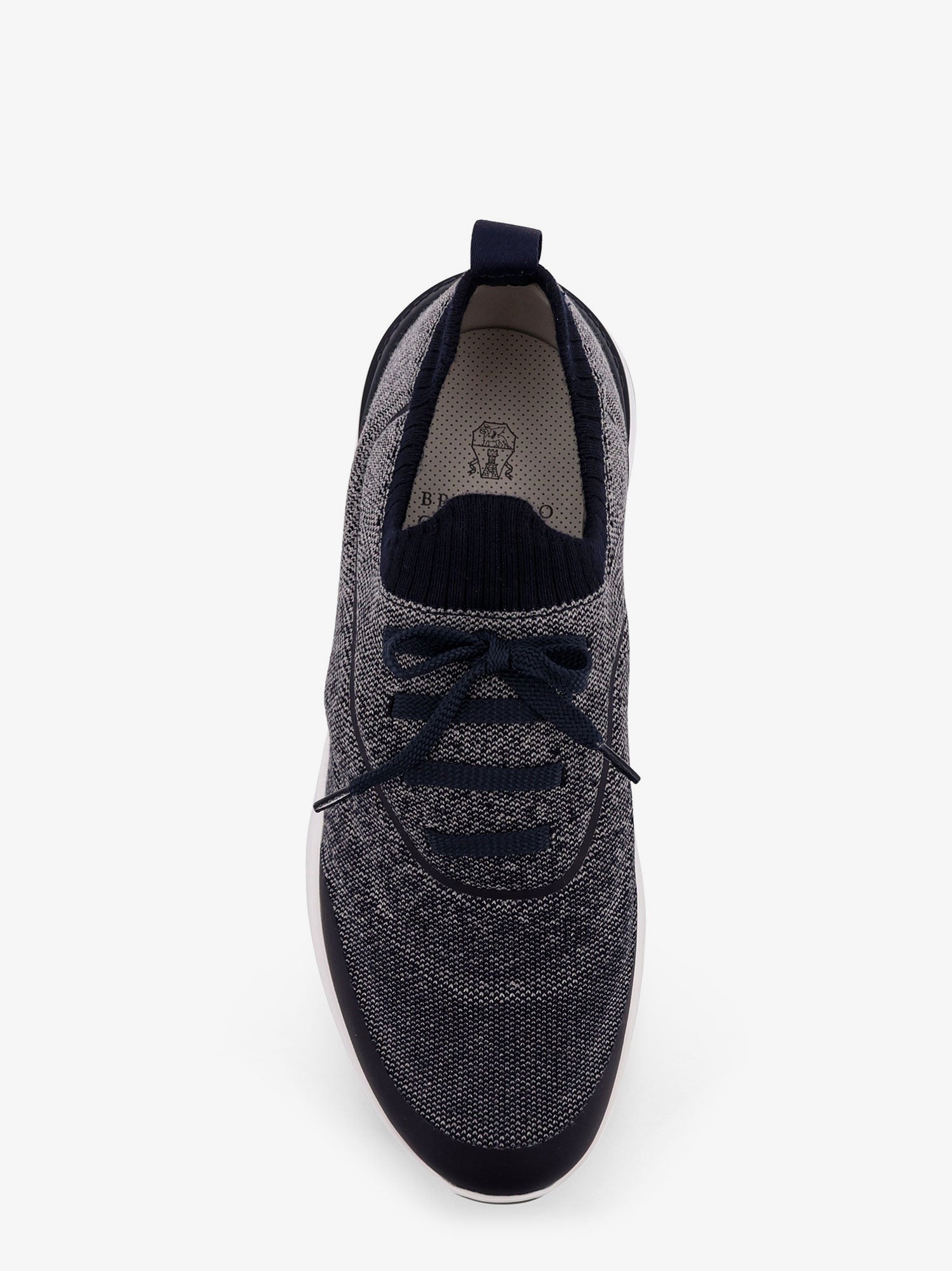 Low-top cotton knit sneakers