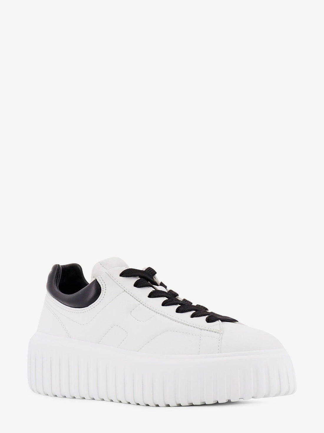 Low-top H-stripes leather sneakers