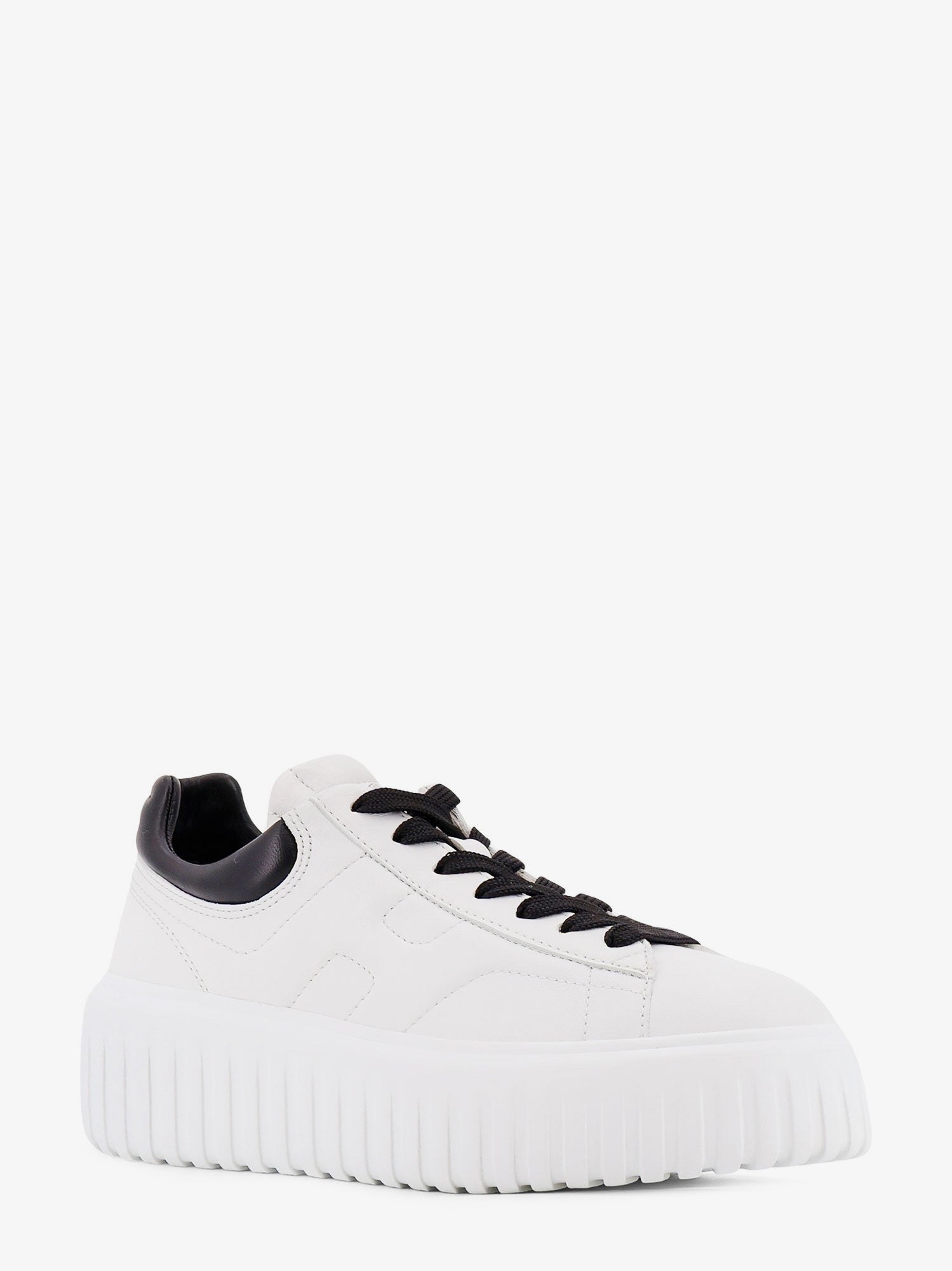 Low-top H-stripes leather sneakers