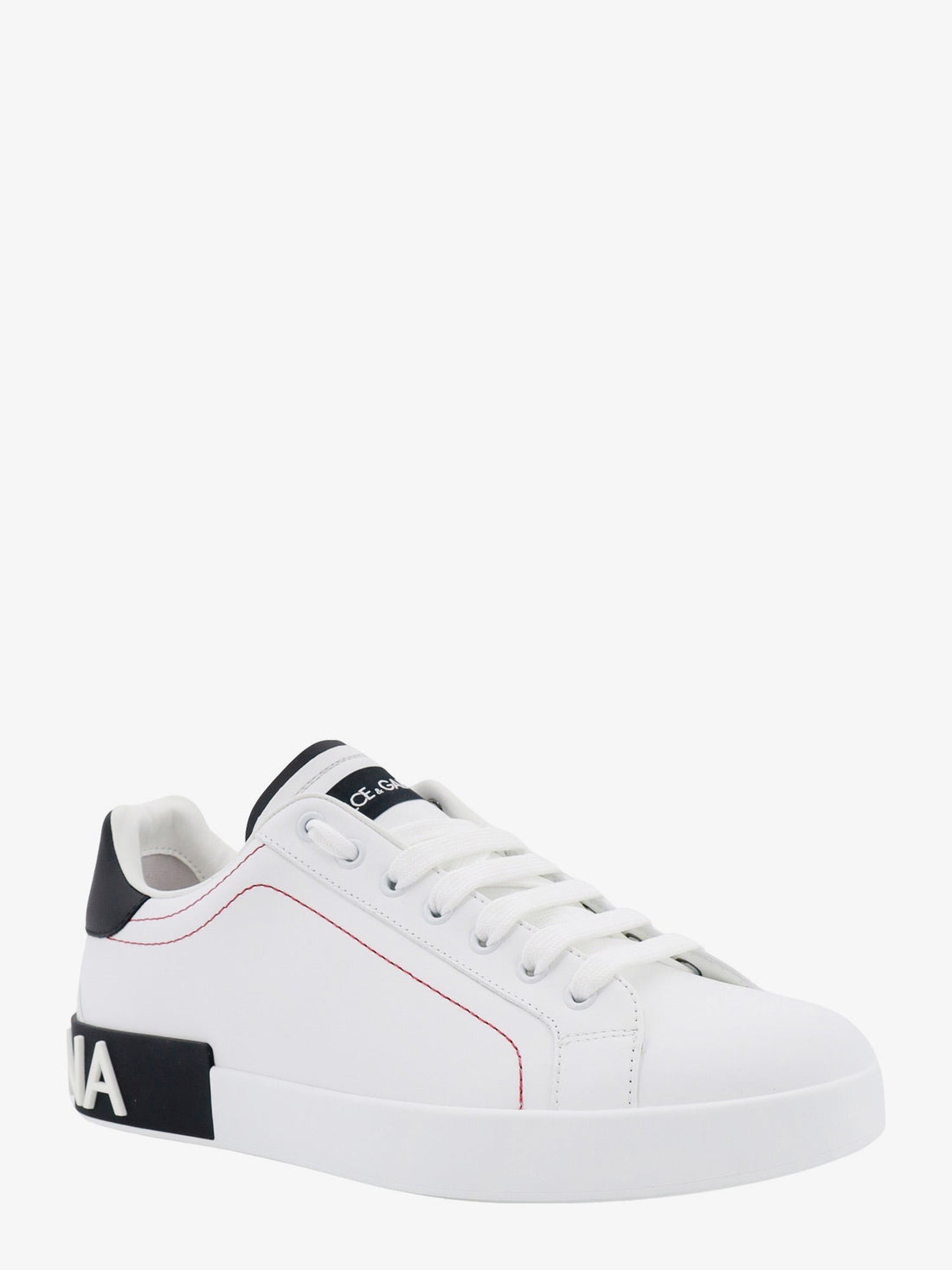 Low-top leather sneakers