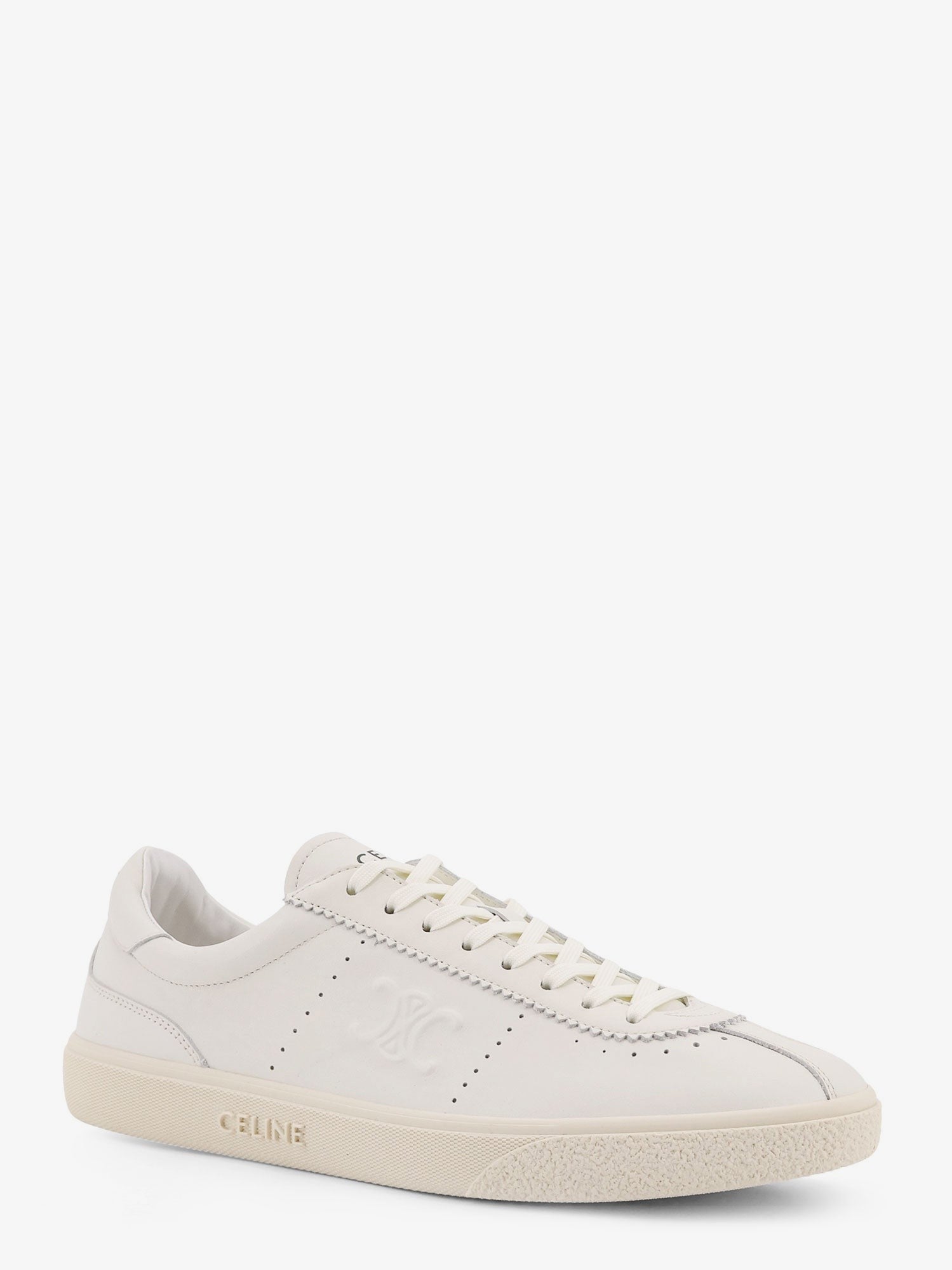 Low-top leather sneakers