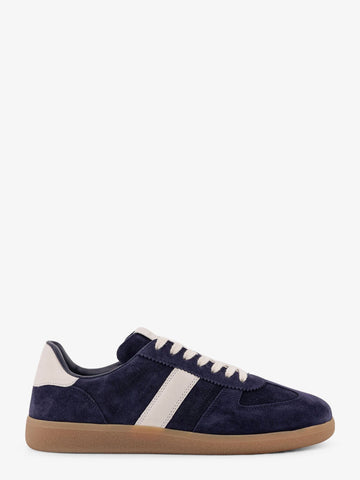 Low-top suede sneakers