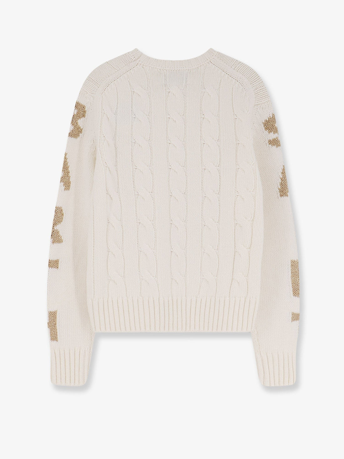 Malmo wool blend cable knit sweater