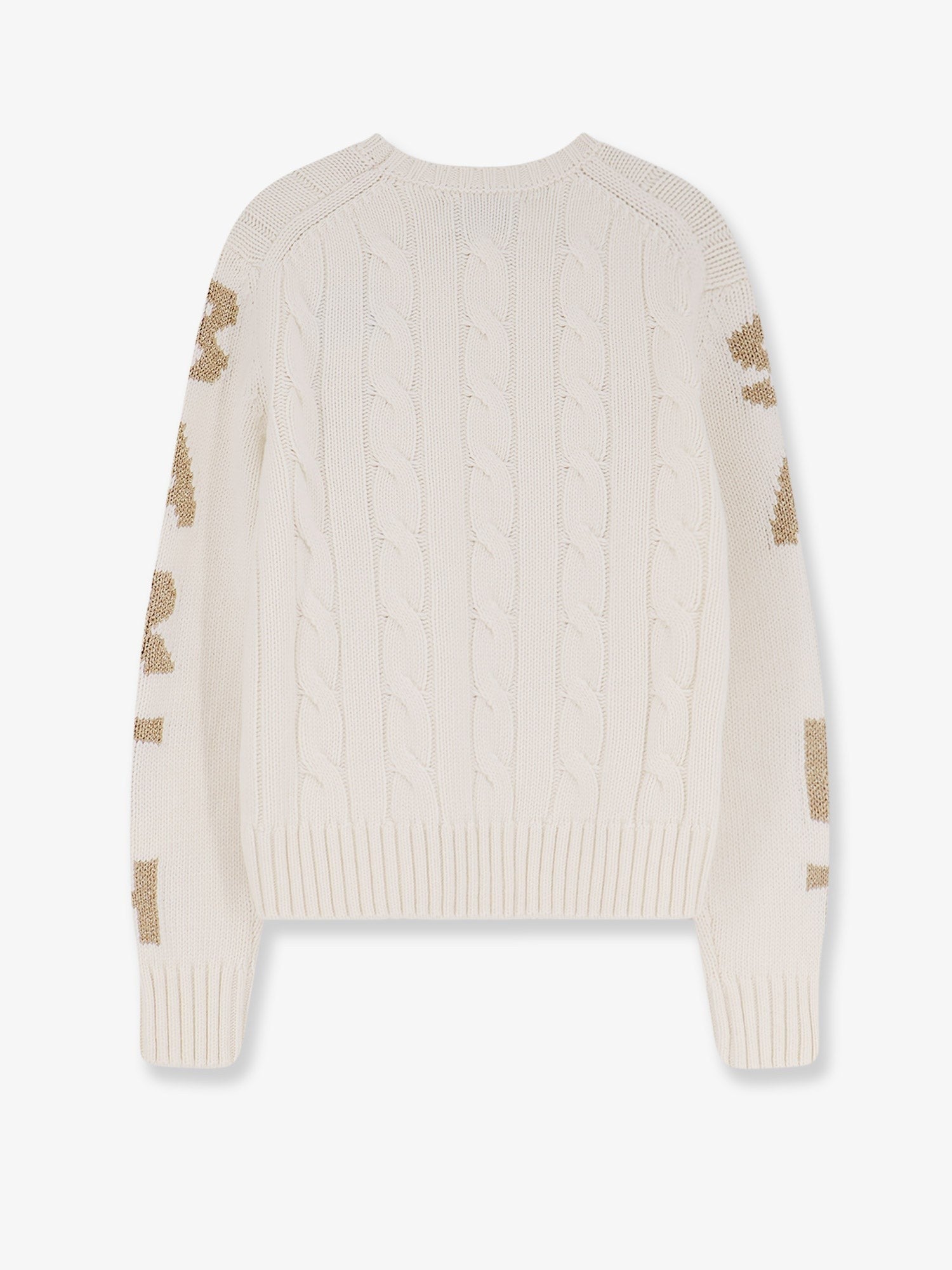 Malmo wool blend cable knit sweater