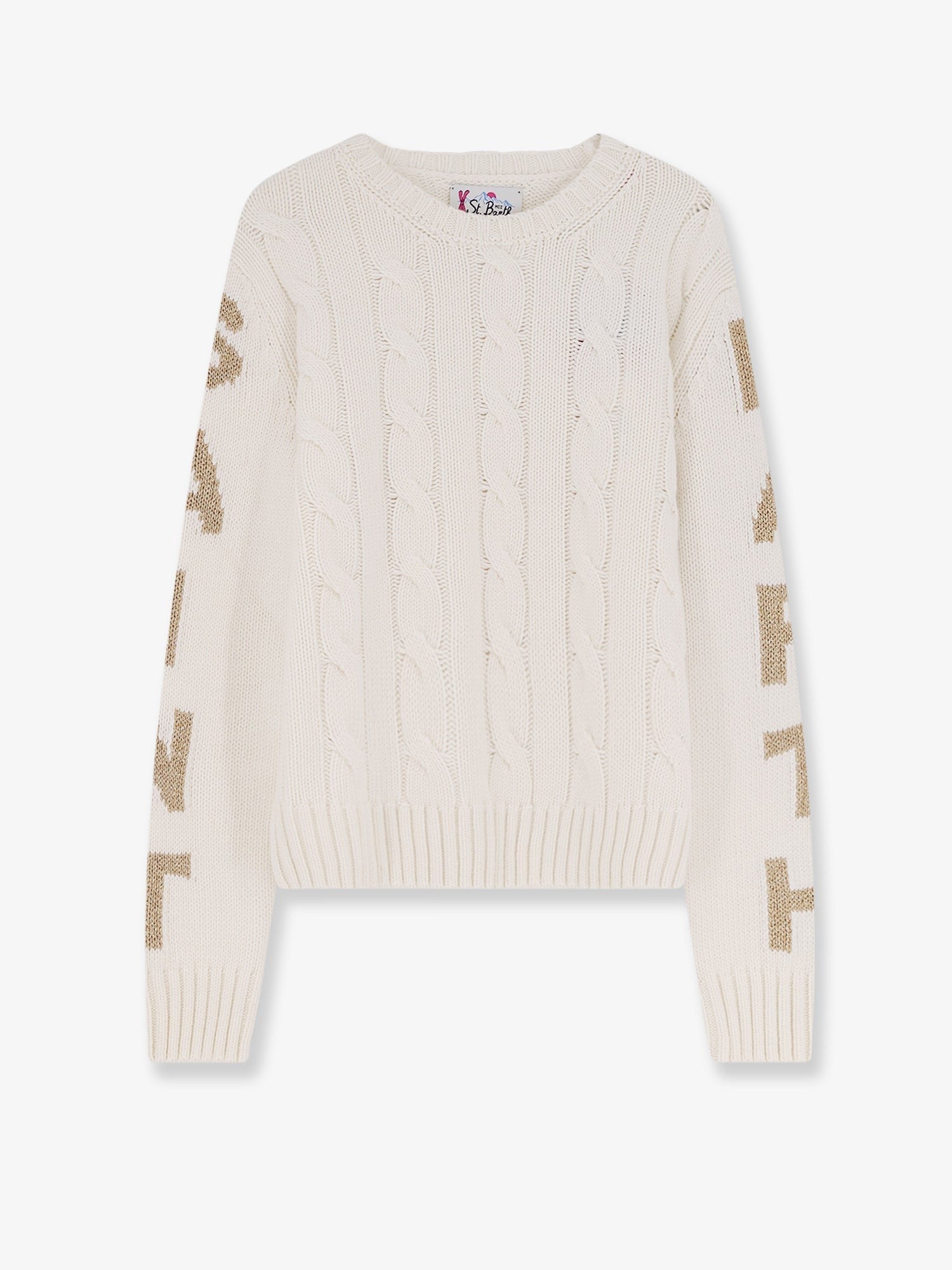 Malmo wool blend cable knit sweater