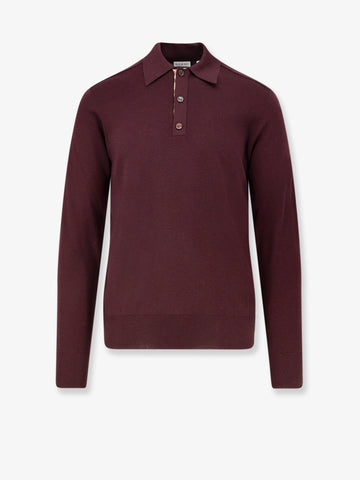 Marcus LS CT wool polo shirt