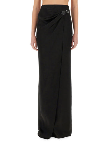 MAXI "WRAP" SKIRT WITH BELT