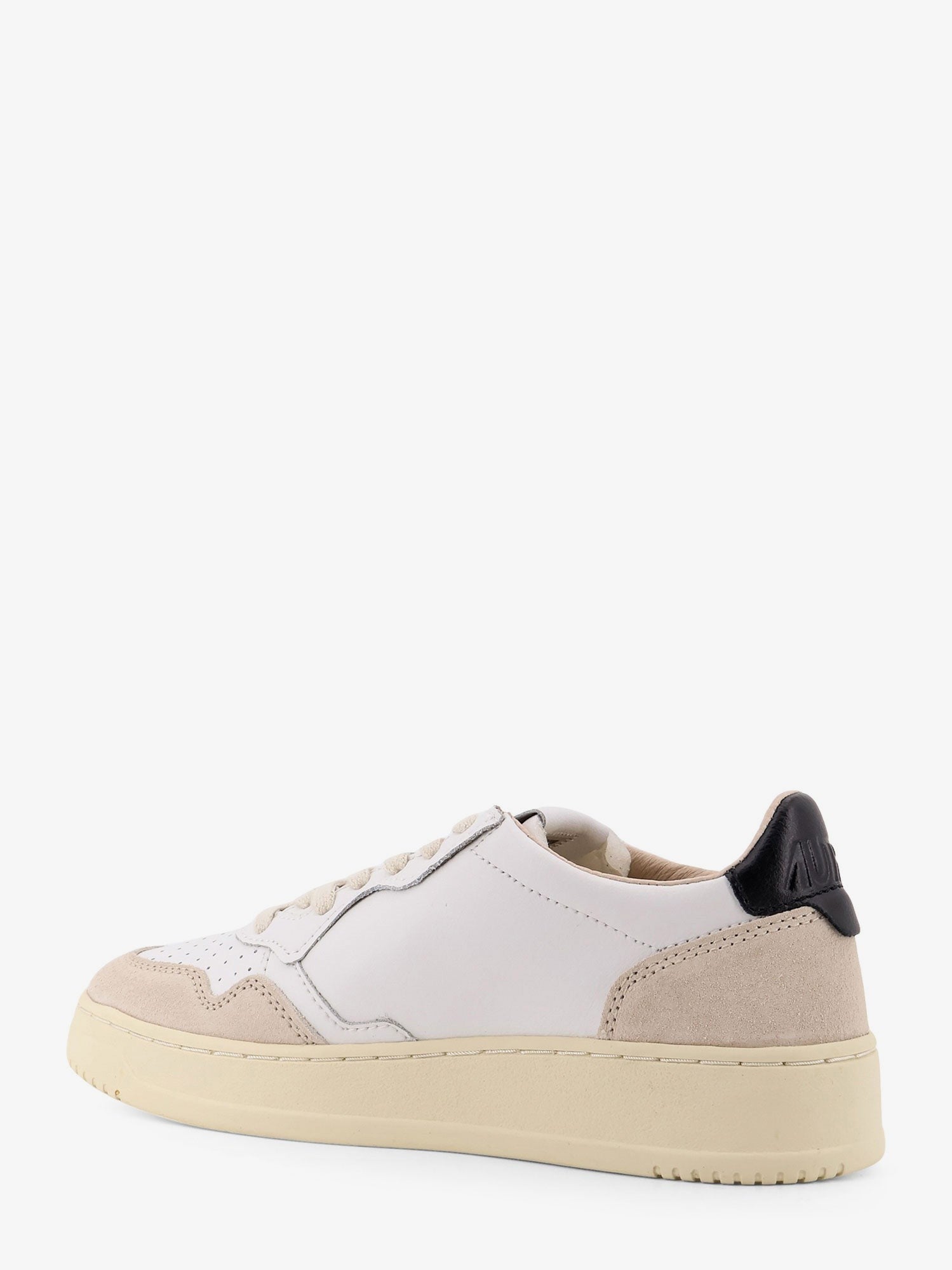 Medalist Low leather low-top sneakers with suede inserts
