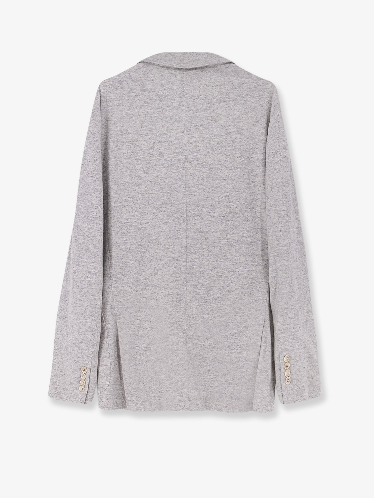 Mélange cashmere blazer