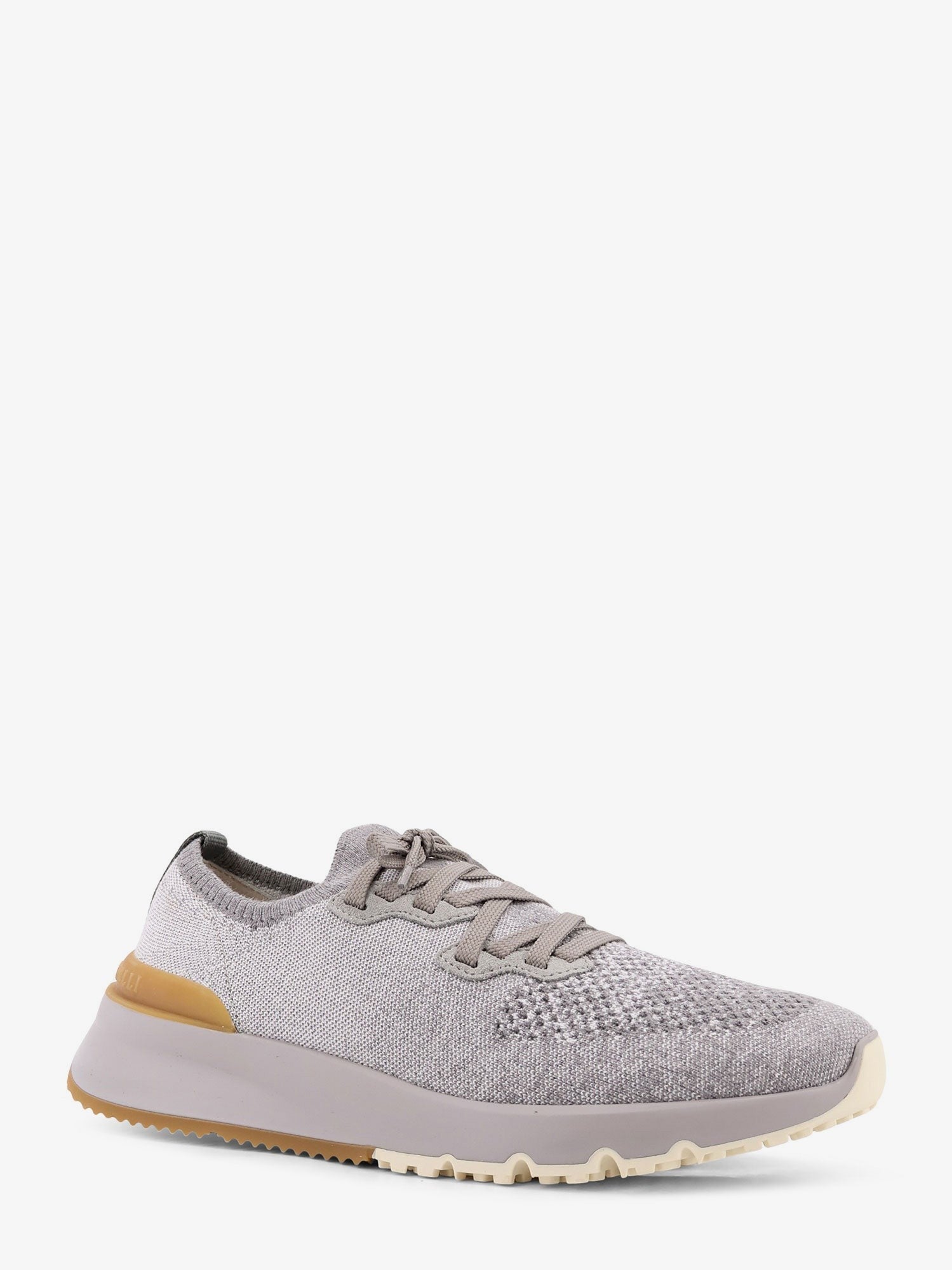 Melange knit sneakers