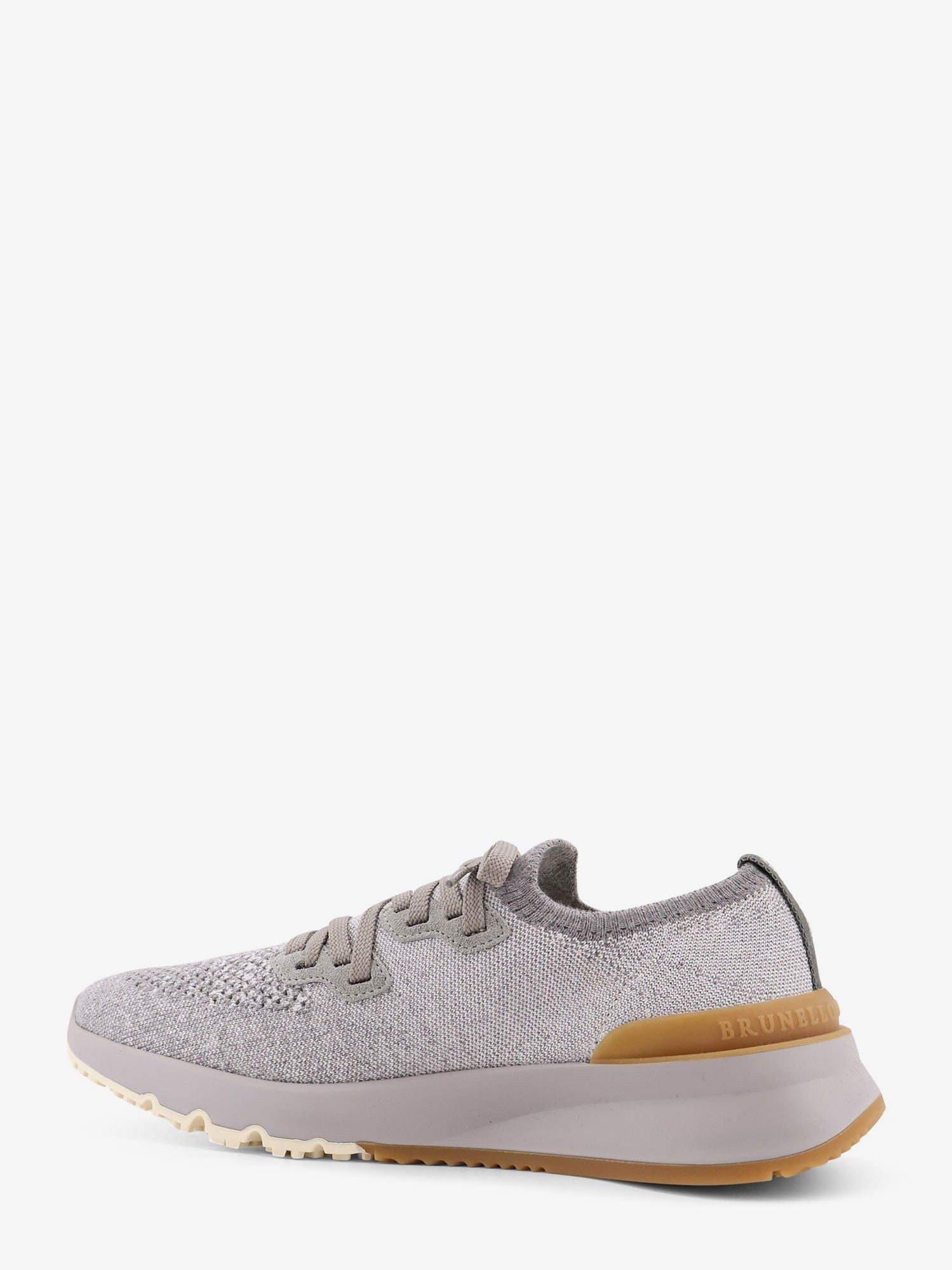 Melange knit sneakers