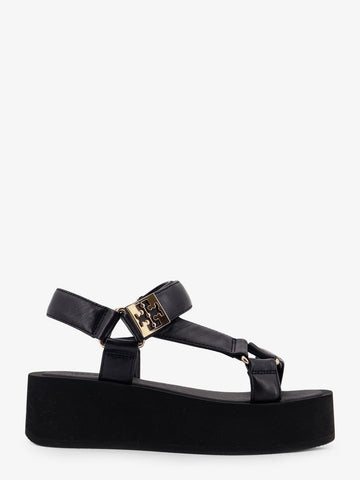 Mellow leather wedge sandals