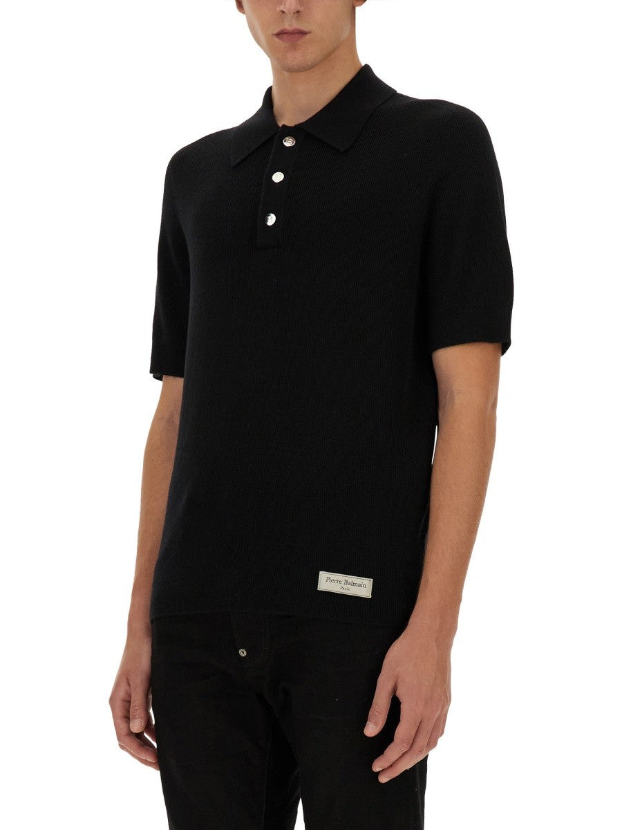 MERINO WOOL POLO SHIRT