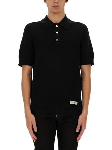 MERINO WOOL POLO SHIRT
