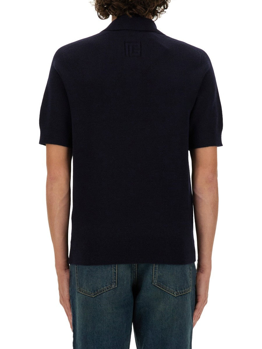 MERINO WOOL POLO SHIRT