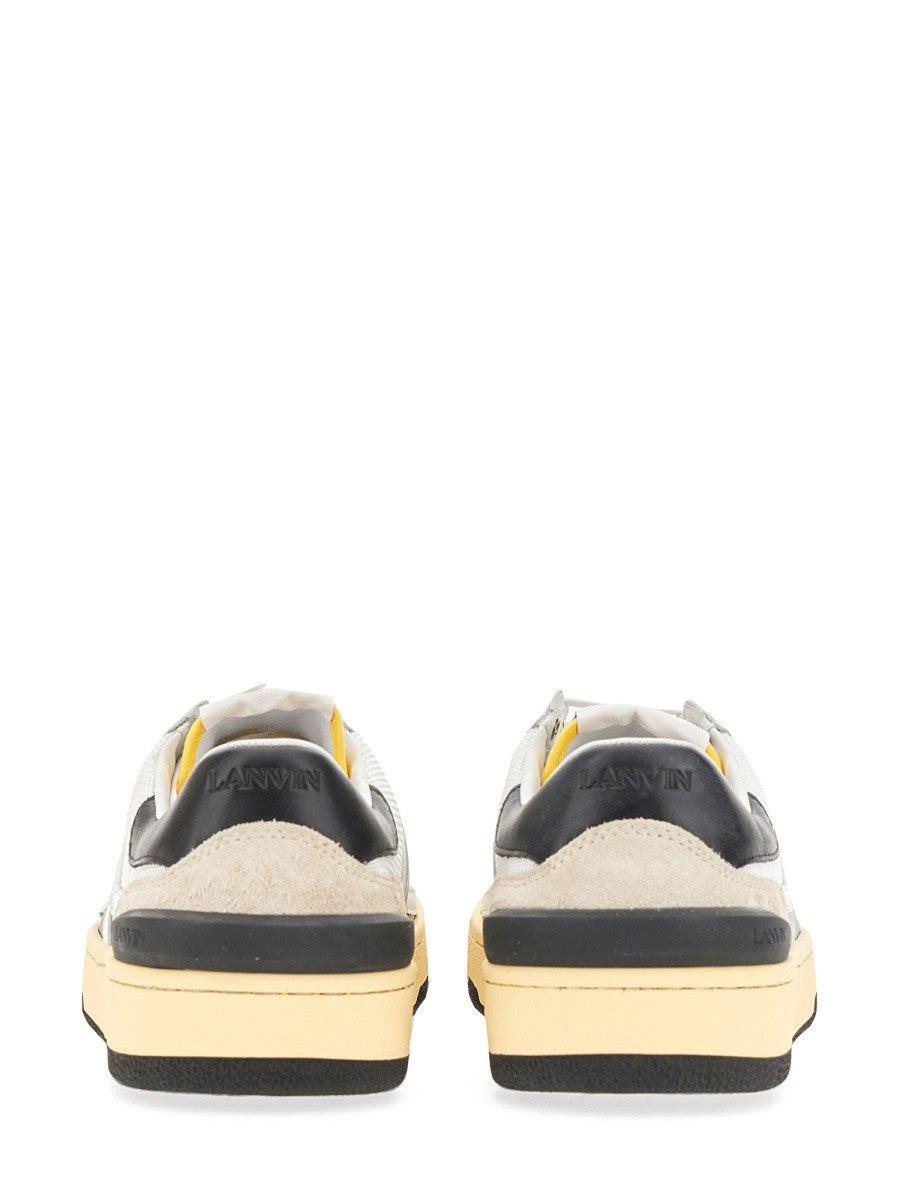 MESH, SUEDE AND NAPPA LEATHER SNEAKER