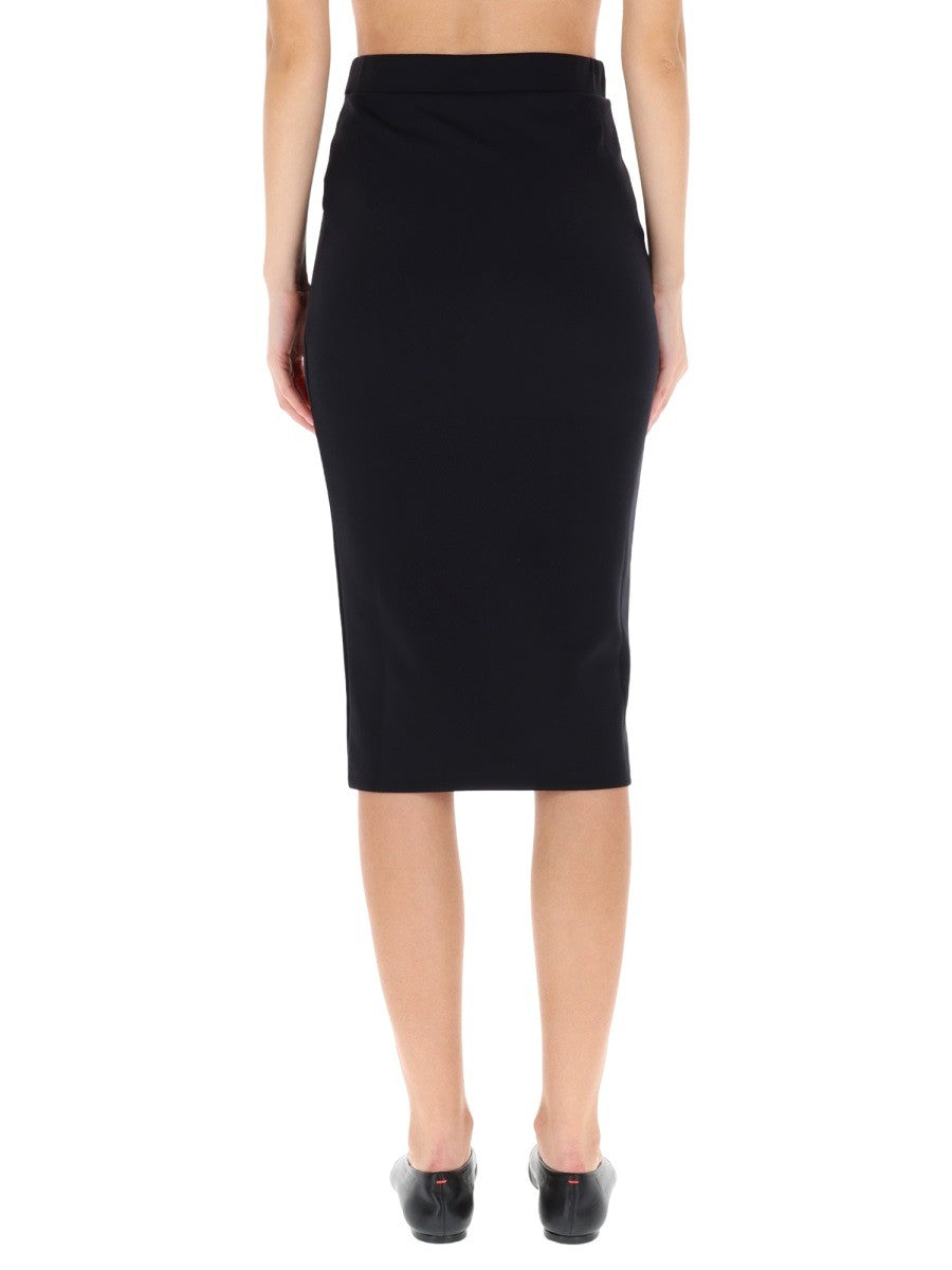 MIDI SKIRT WITH LOGO