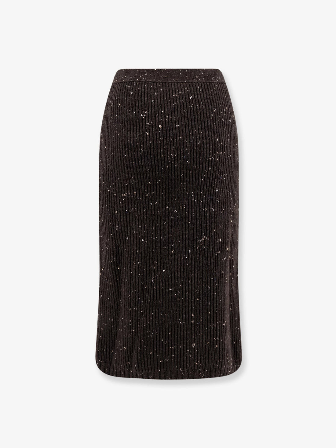 Midi wool skirt