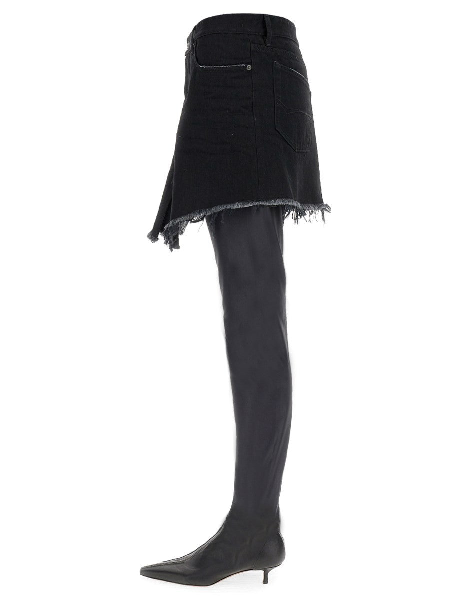MINI CUT-UP SKIRT