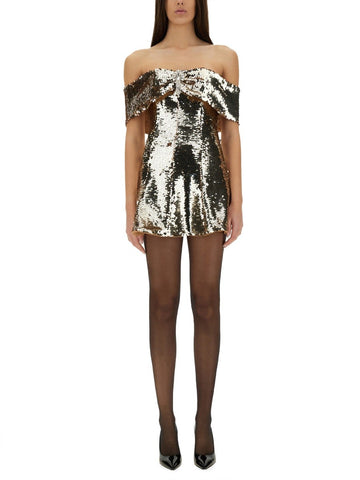 MINI DRESS WITH SEQUINS