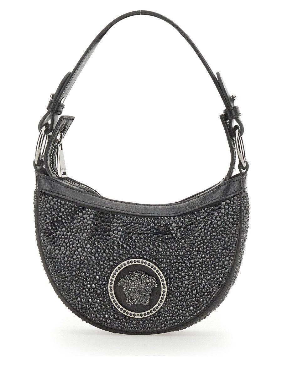 MINI HOBO BAG WITH CRYSTALS