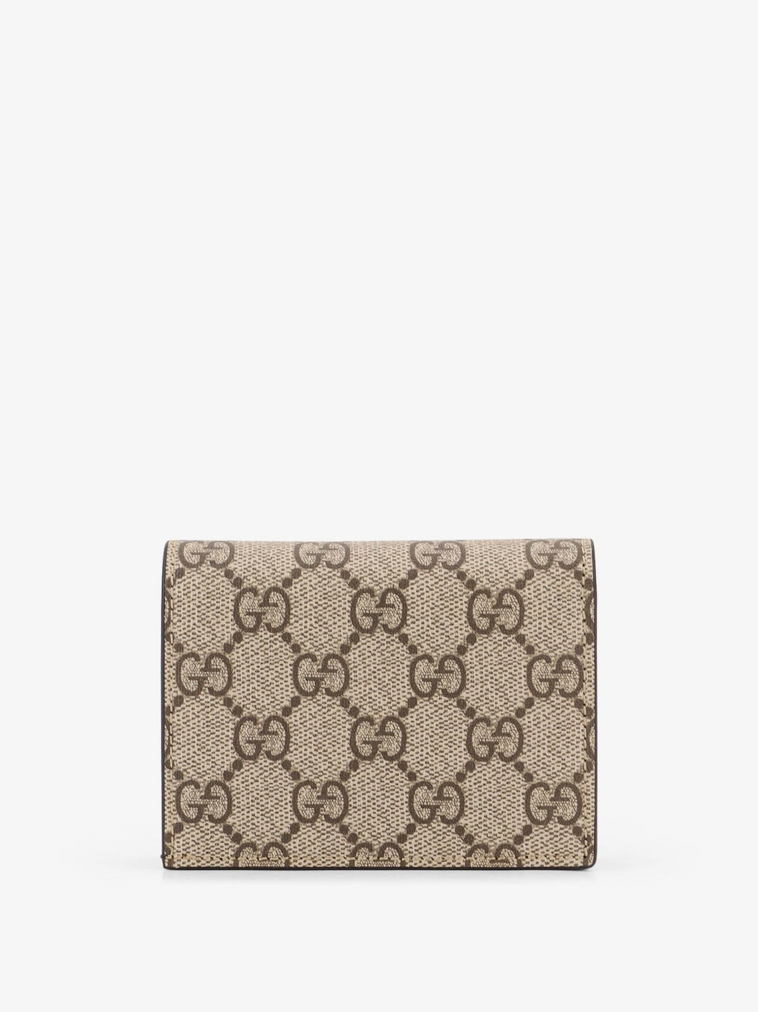 Mini Wallet leather and GG Supreme Fabric card holder