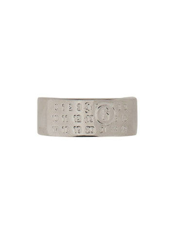 "MINIMAL NUMERIC" BAND RING