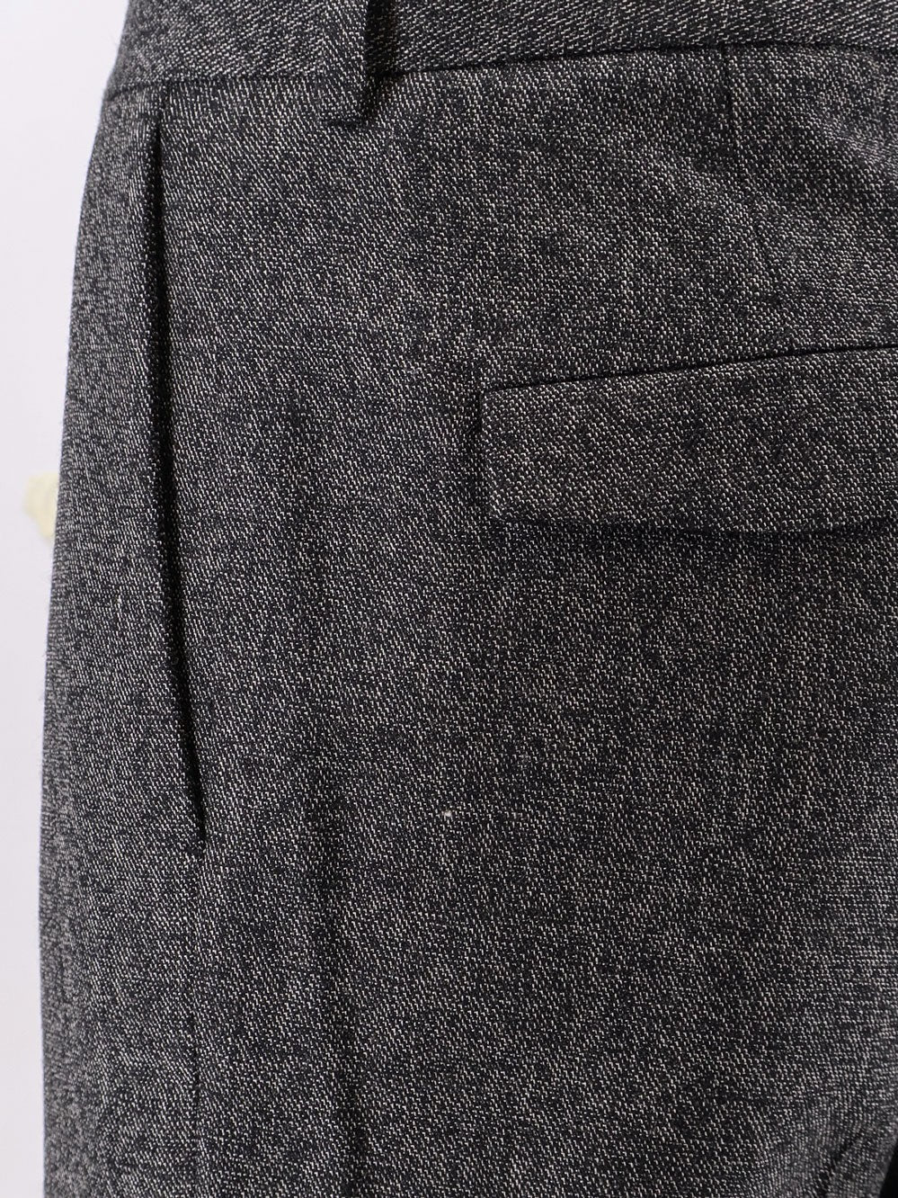 Mouliné wool trousers