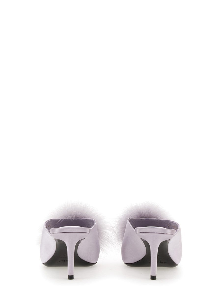 MULE MAE IN SATIN CREPE