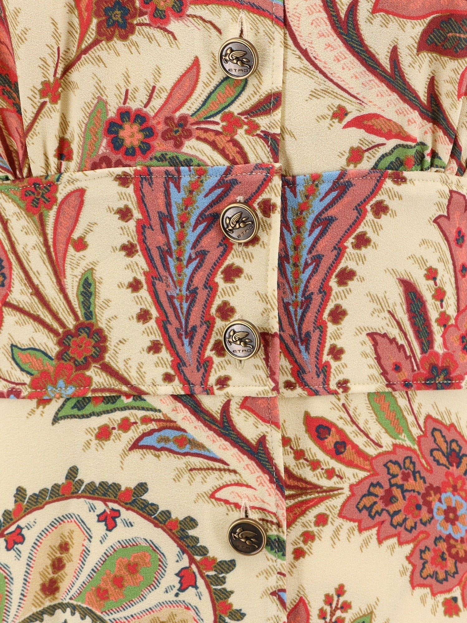 Multicolor viscose chemisier/dress