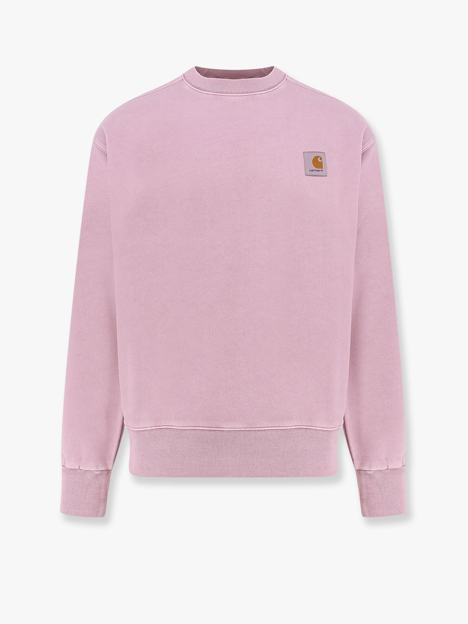 Cotton sweatshirt with washed out effect