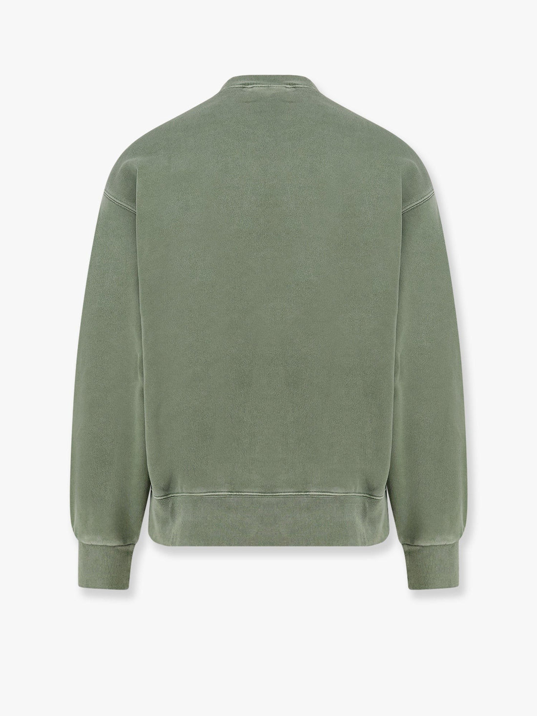 Cotton sweatshirt with washed out effect