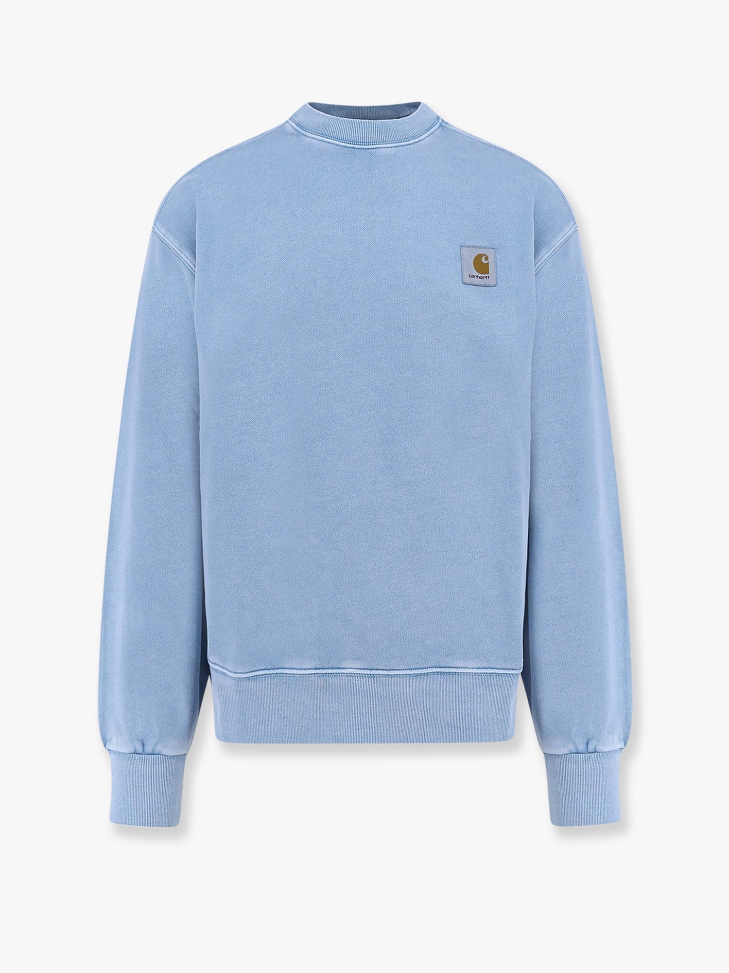 Cotton sweatshirt with washed out effect
