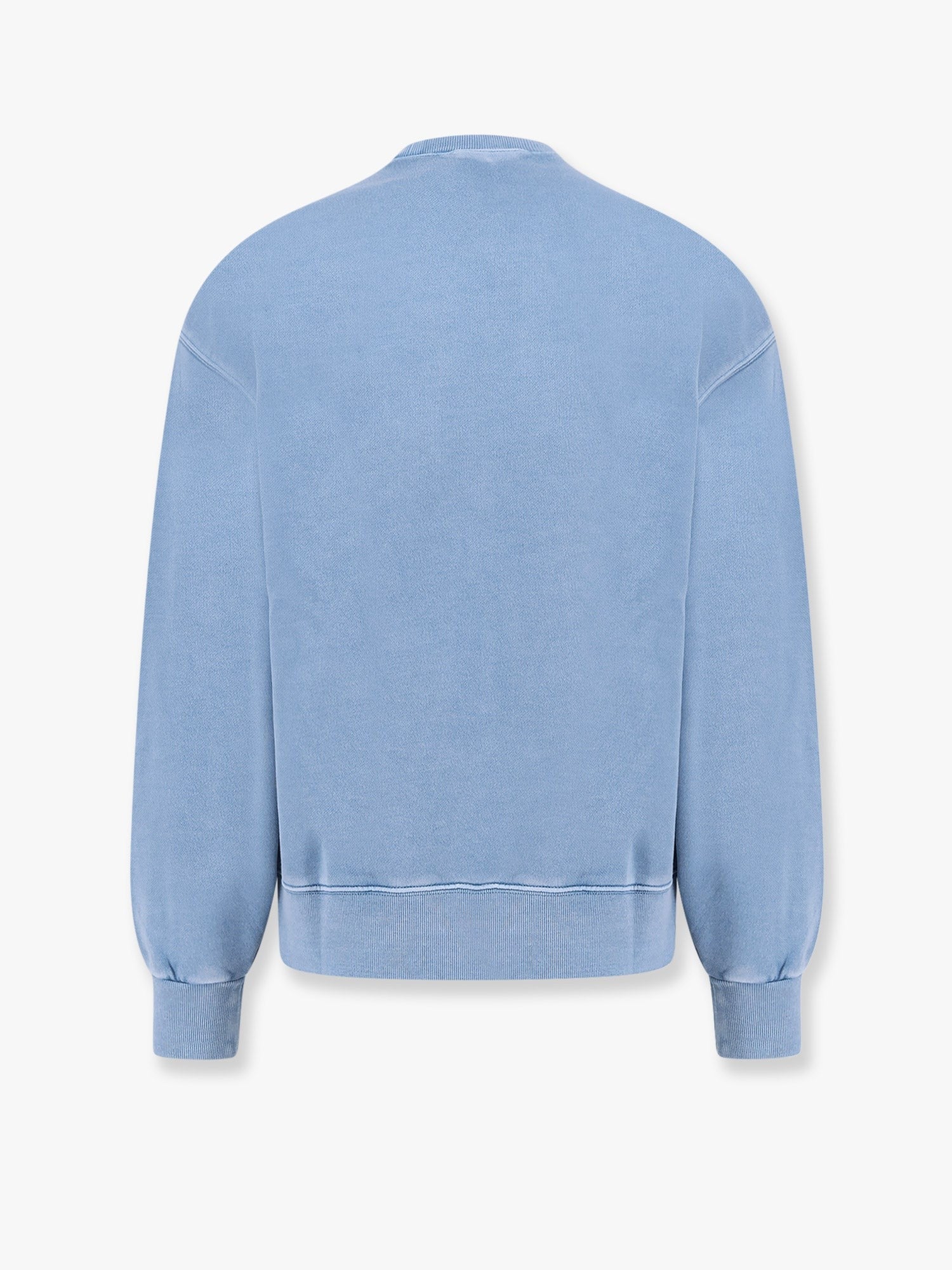 Cotton sweatshirt with washed out effect