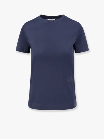 Nerina cotton t-shirt with max mara embroidery