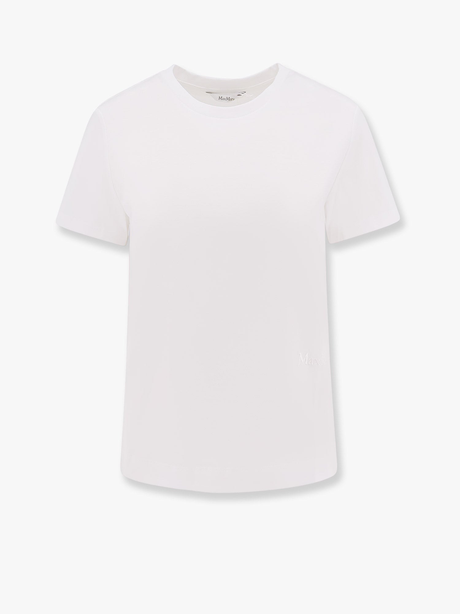 Nerina cotton t-shirt with max mara embroidery