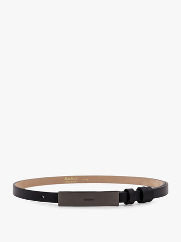 New plate 15 max mara sfilata leather belt