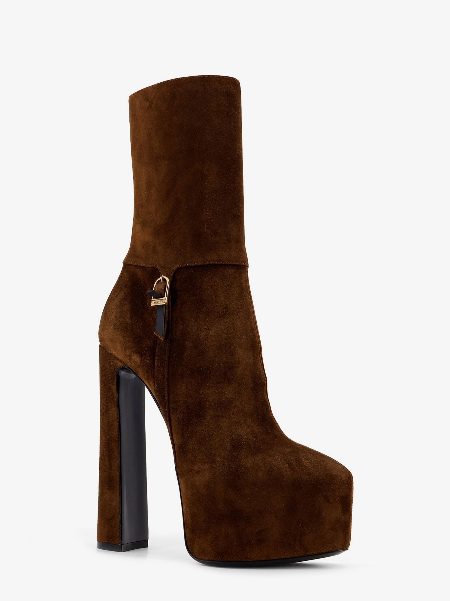 Nico suede plateau ankle boots