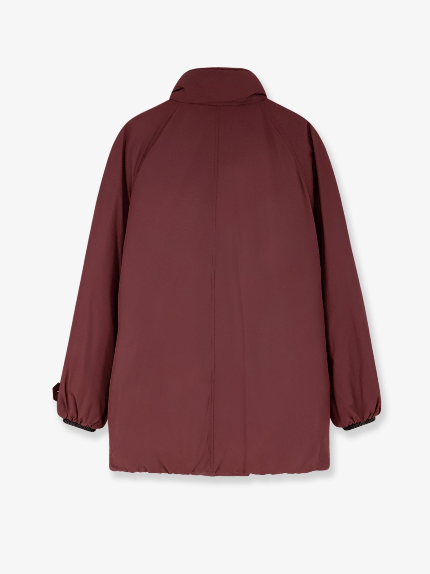 Nylon and cotton long jacket