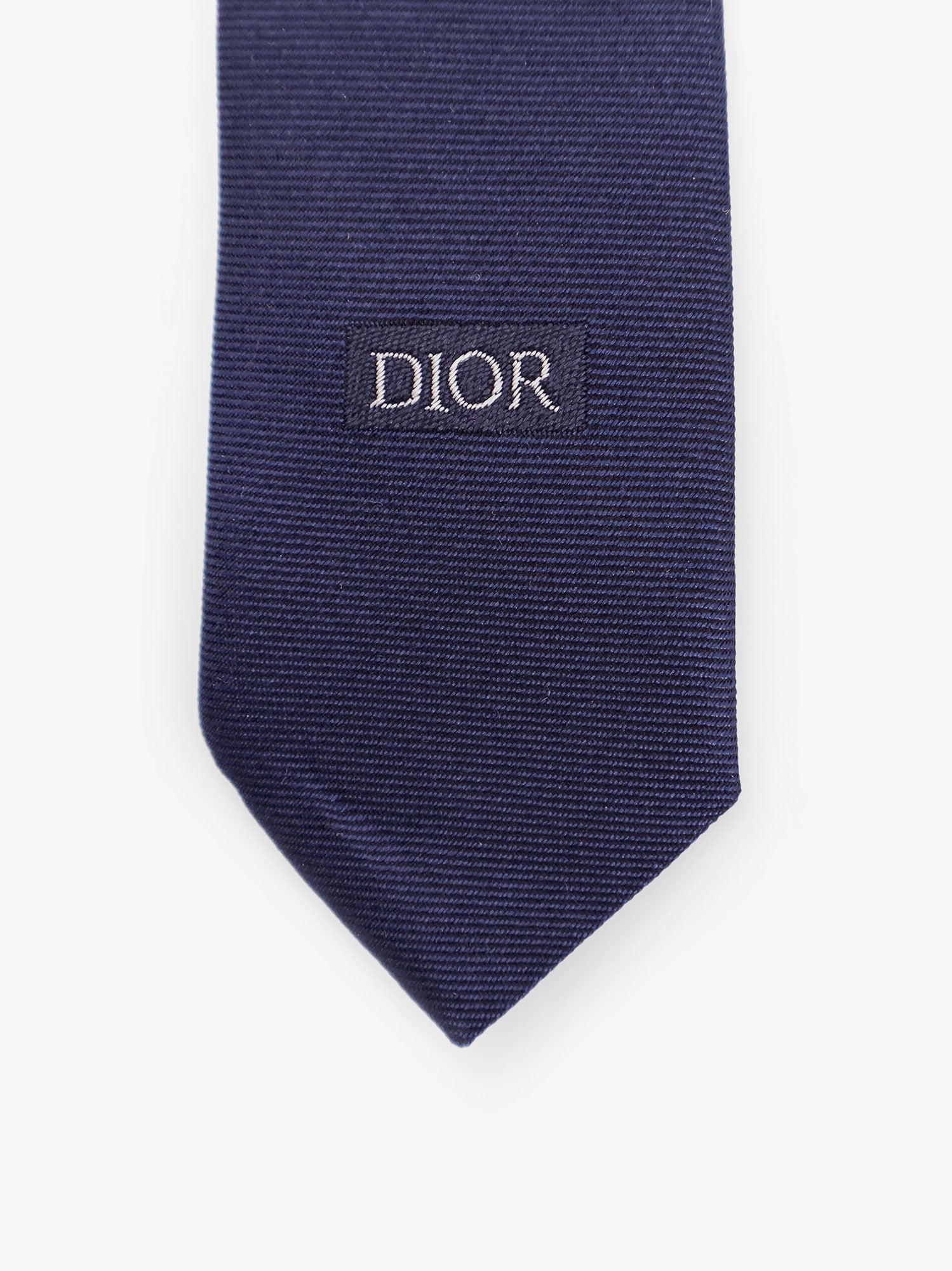 Oblique silk tie