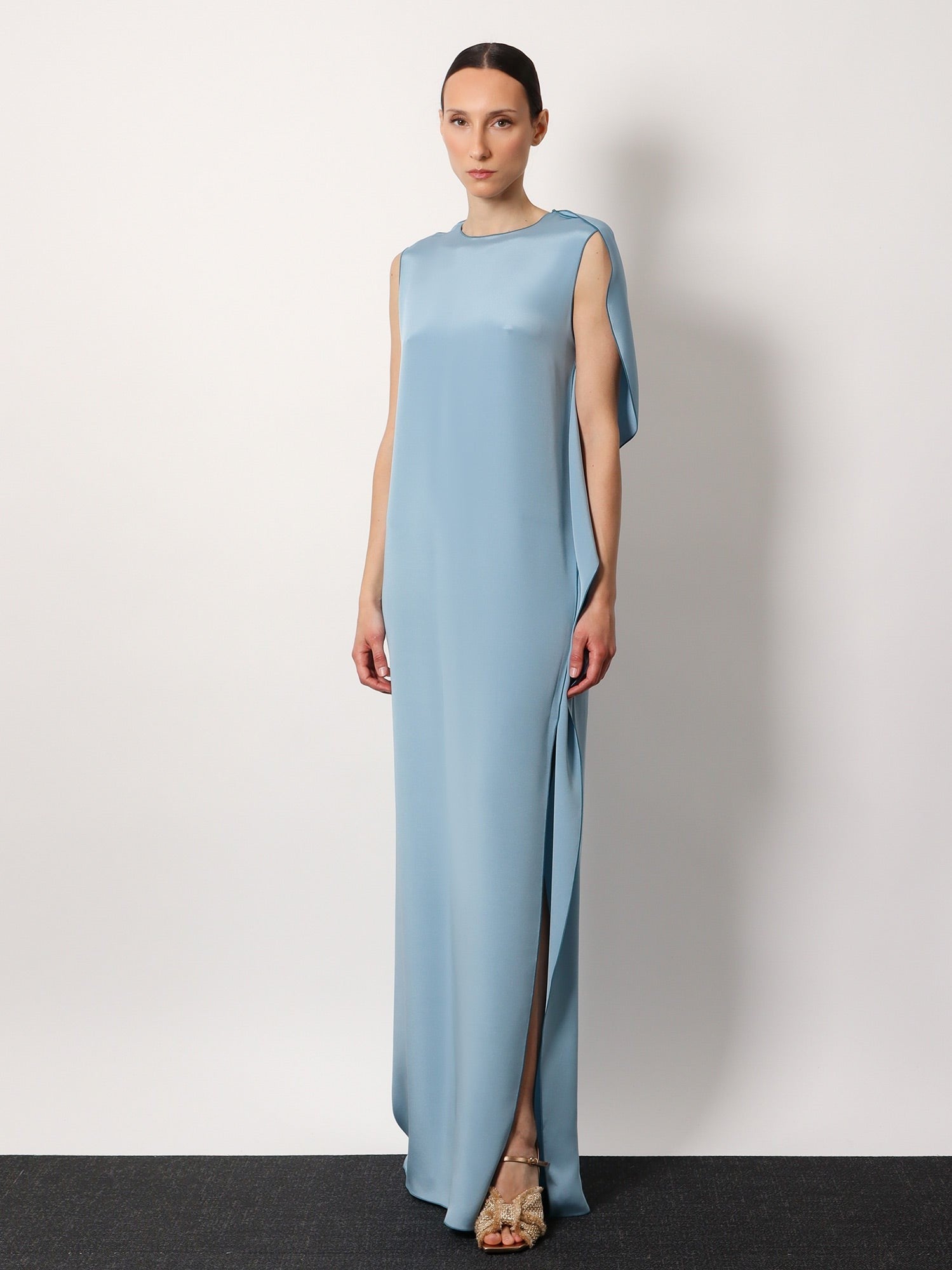 Odessa silk long dress