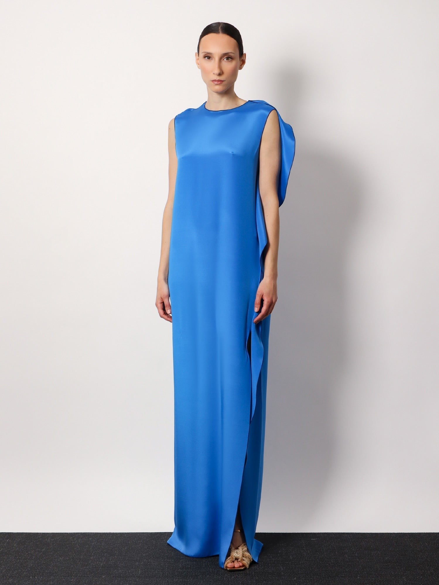 Odessa silk long dress