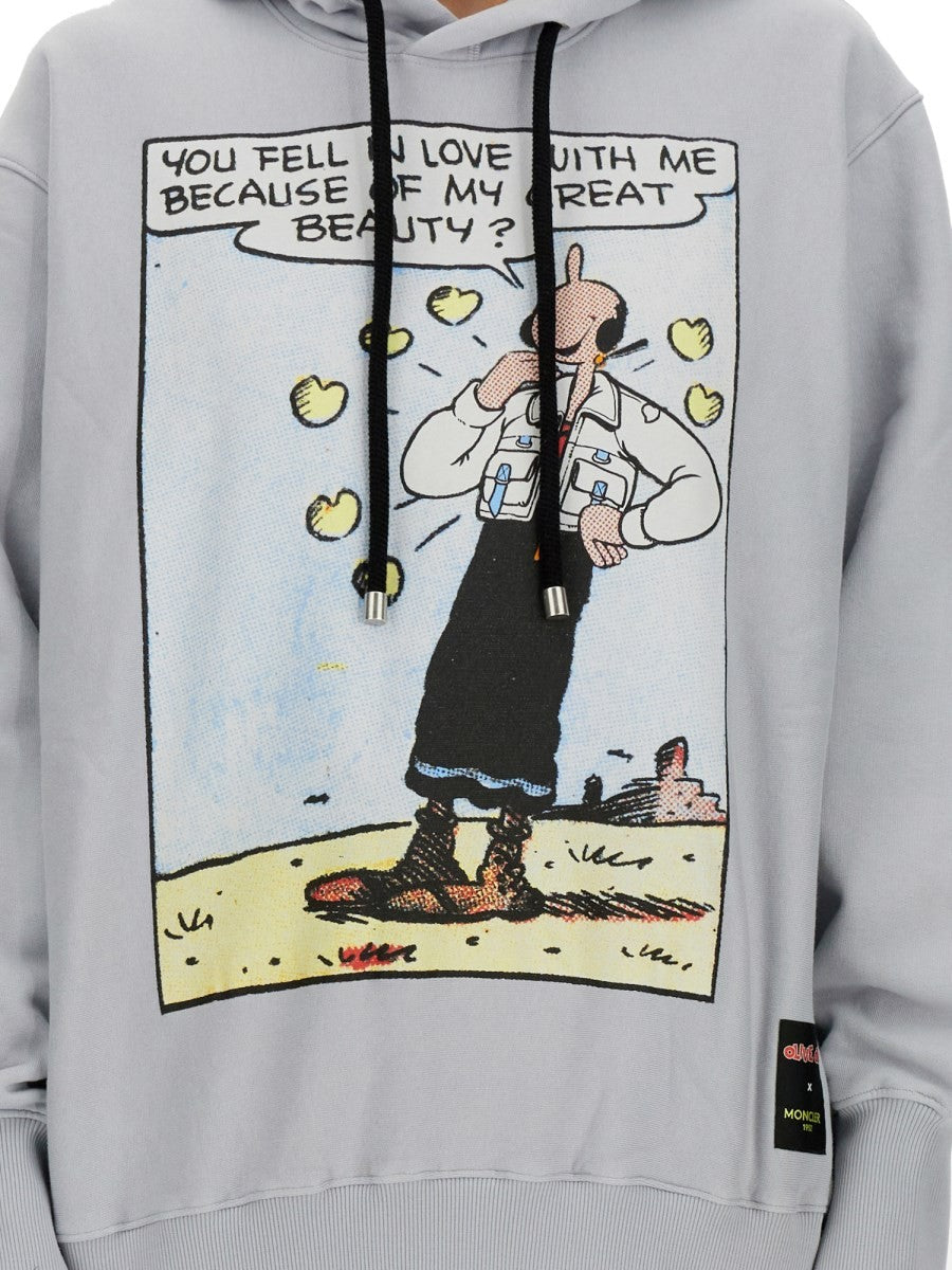 "OLIVIA" PRINT SWEATSHIRT