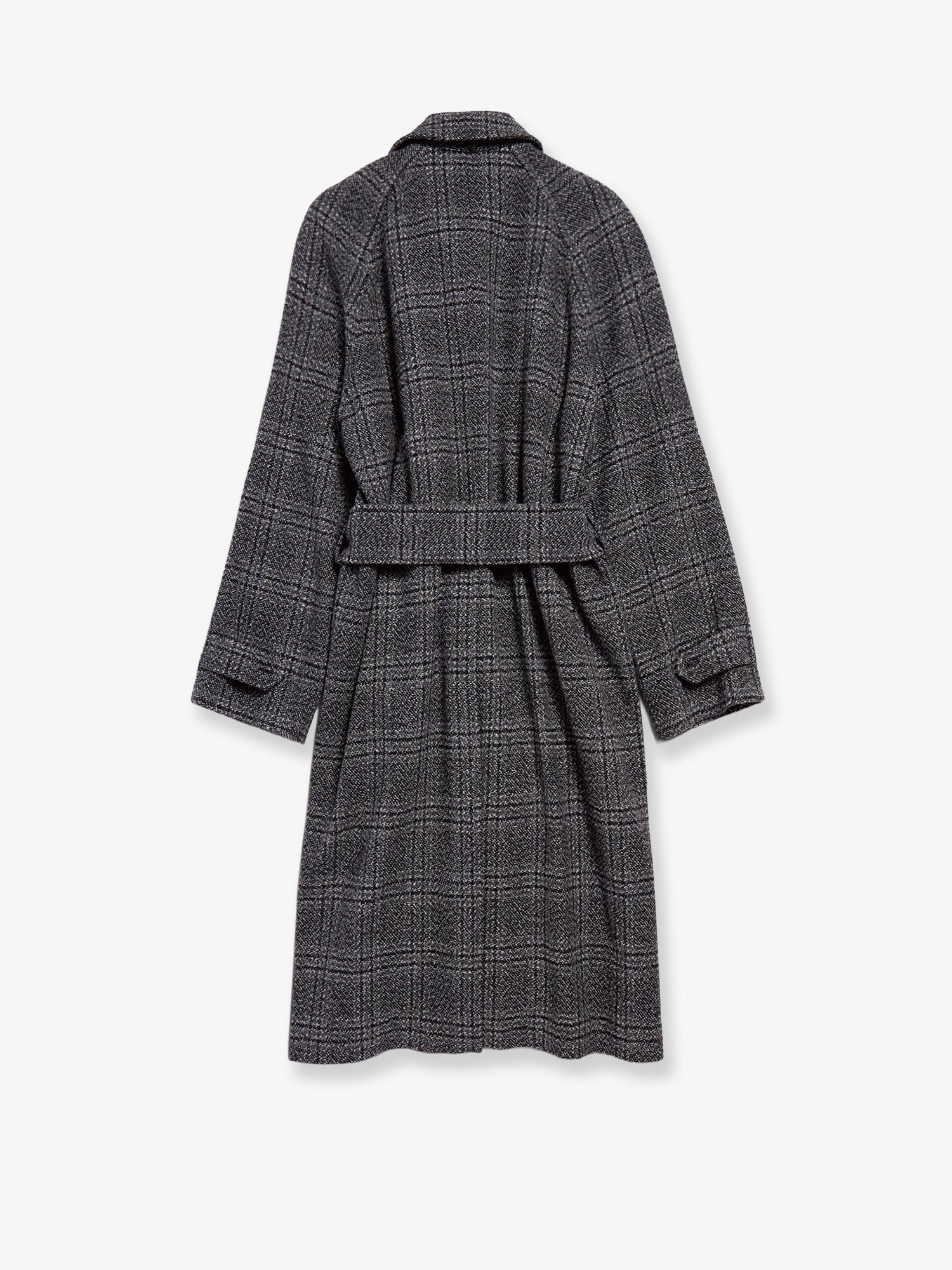 One Layer raglan wool coat