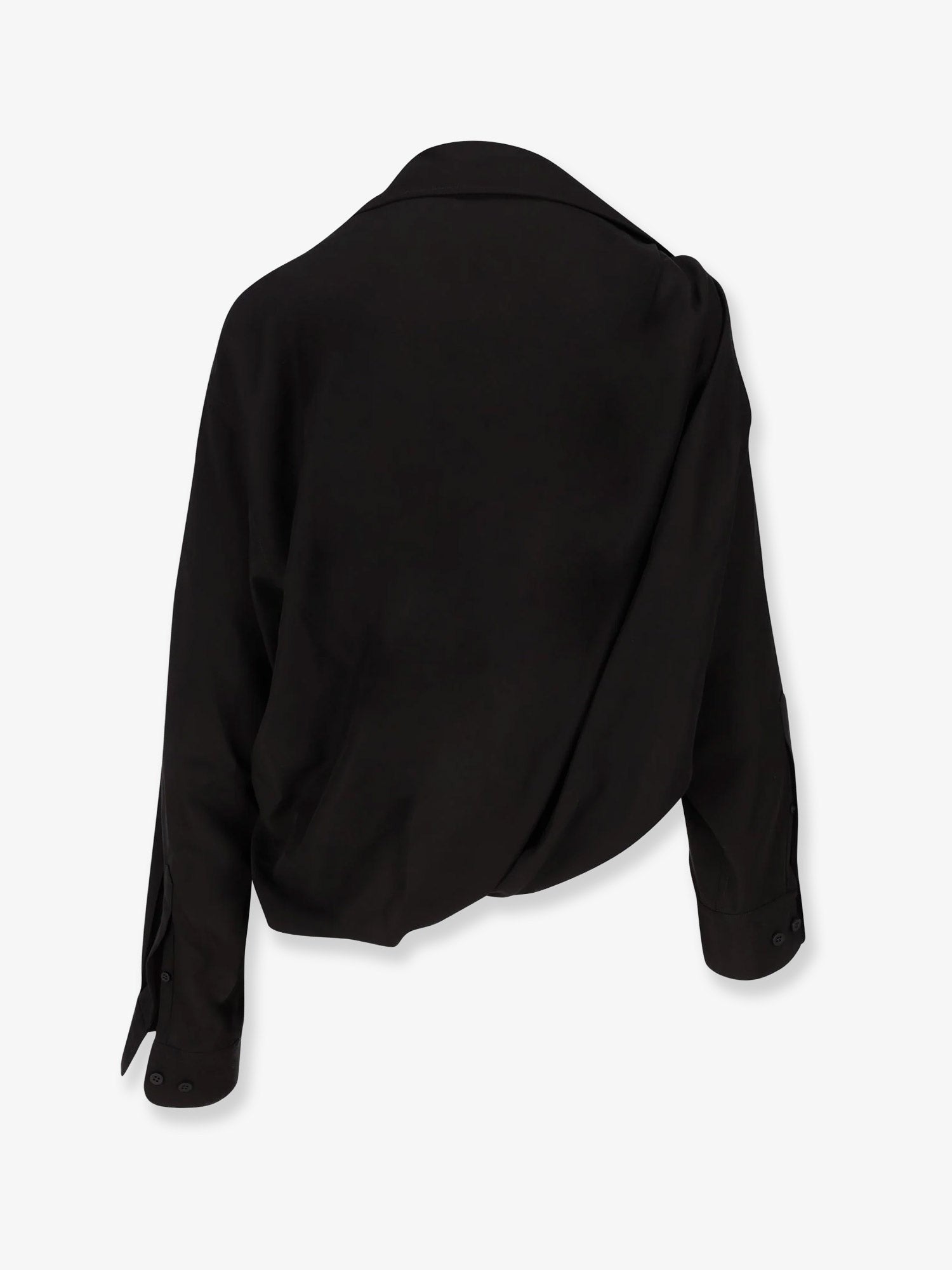 One shoulder lyocell shirt