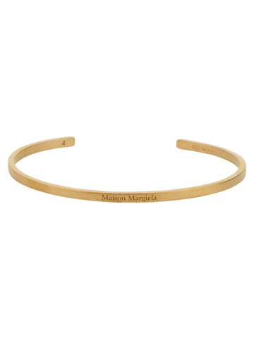 OPEN BRACELET WITH LOGO