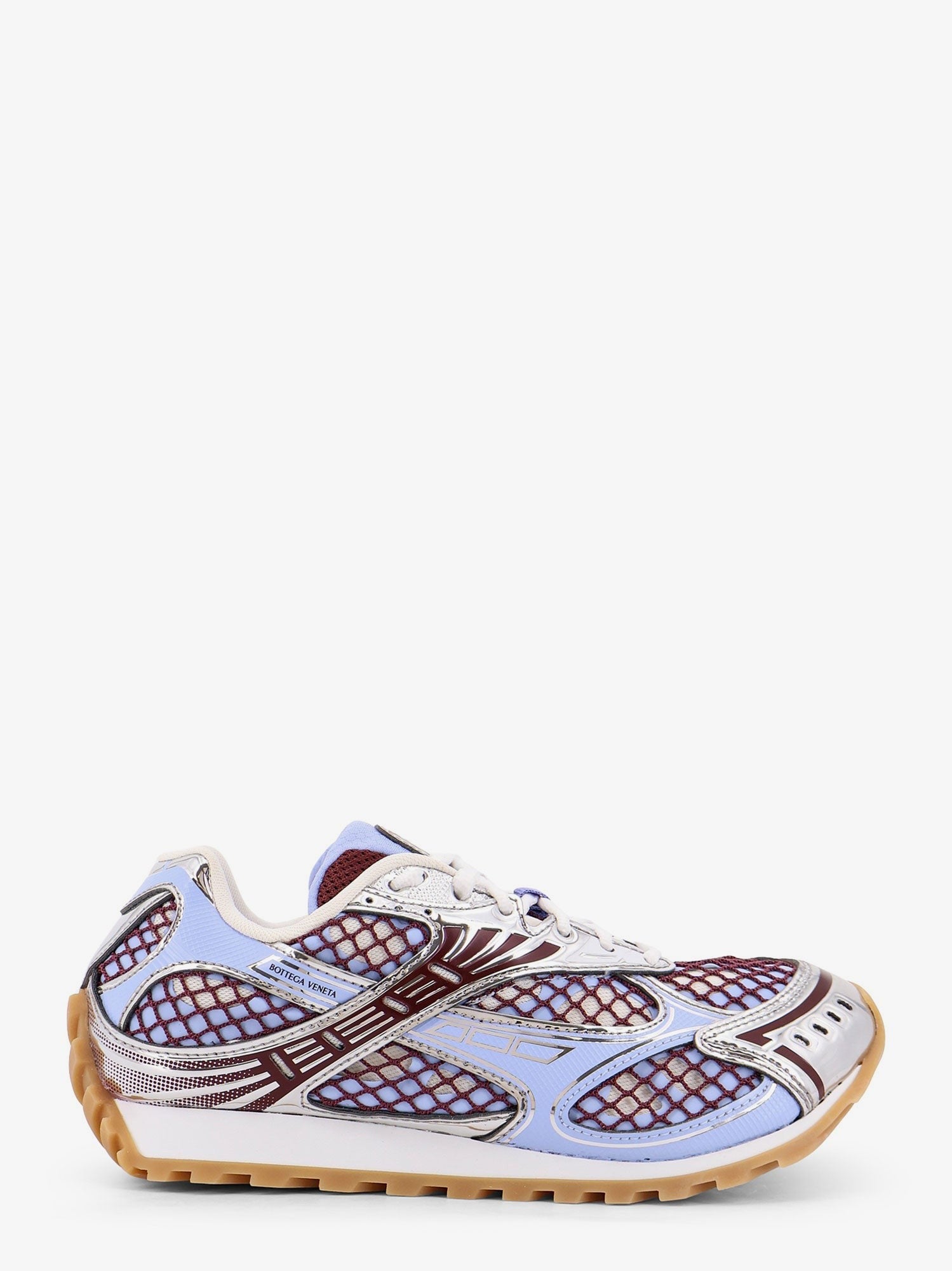 Orbit leather and mesh sneakers