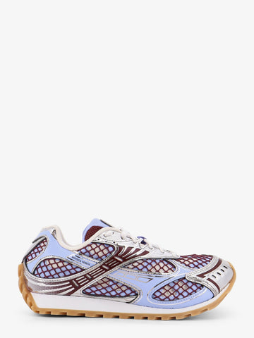 Orbit leather and mesh sneakers